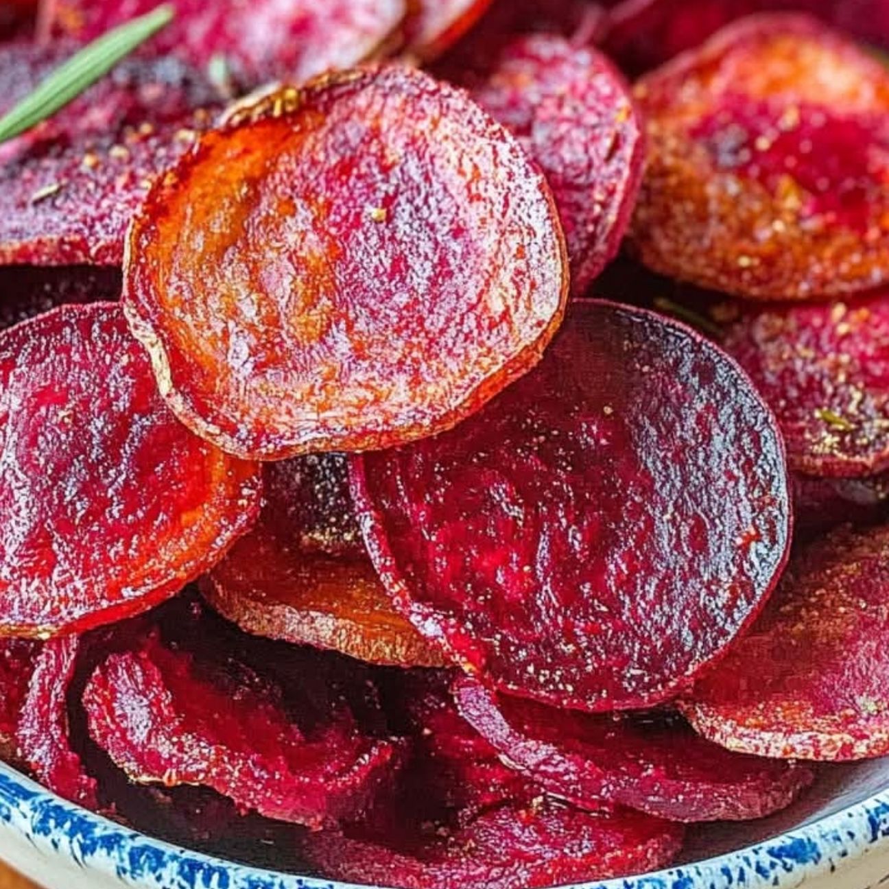 Chips di Barbabietola al forno