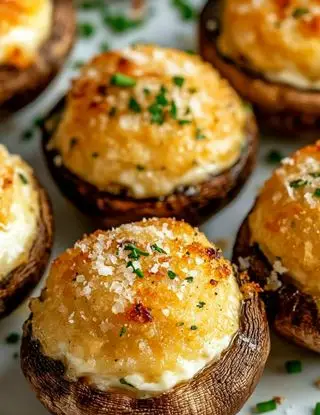 Ricetta Funghi ripieni cremosi di lacucinasecondolabiffi