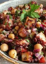 Ricetta Insalata di polpo e ceci speziata