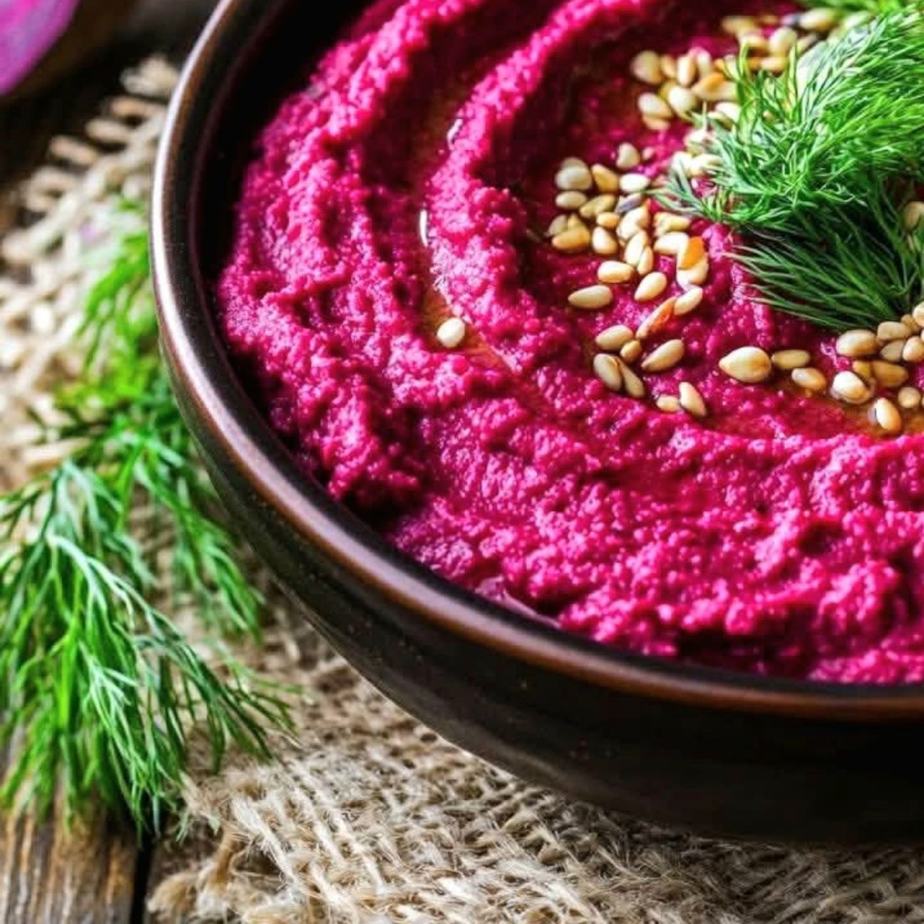 Hummus di barbabietola