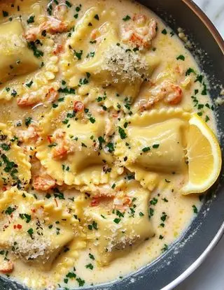 Ricetta Ravioli ai gamberi e limone di lacucinasecondolabiffi