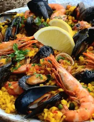 Ricetta Paella Marinara Paella de Marisco di lacucinasecondolabiffi