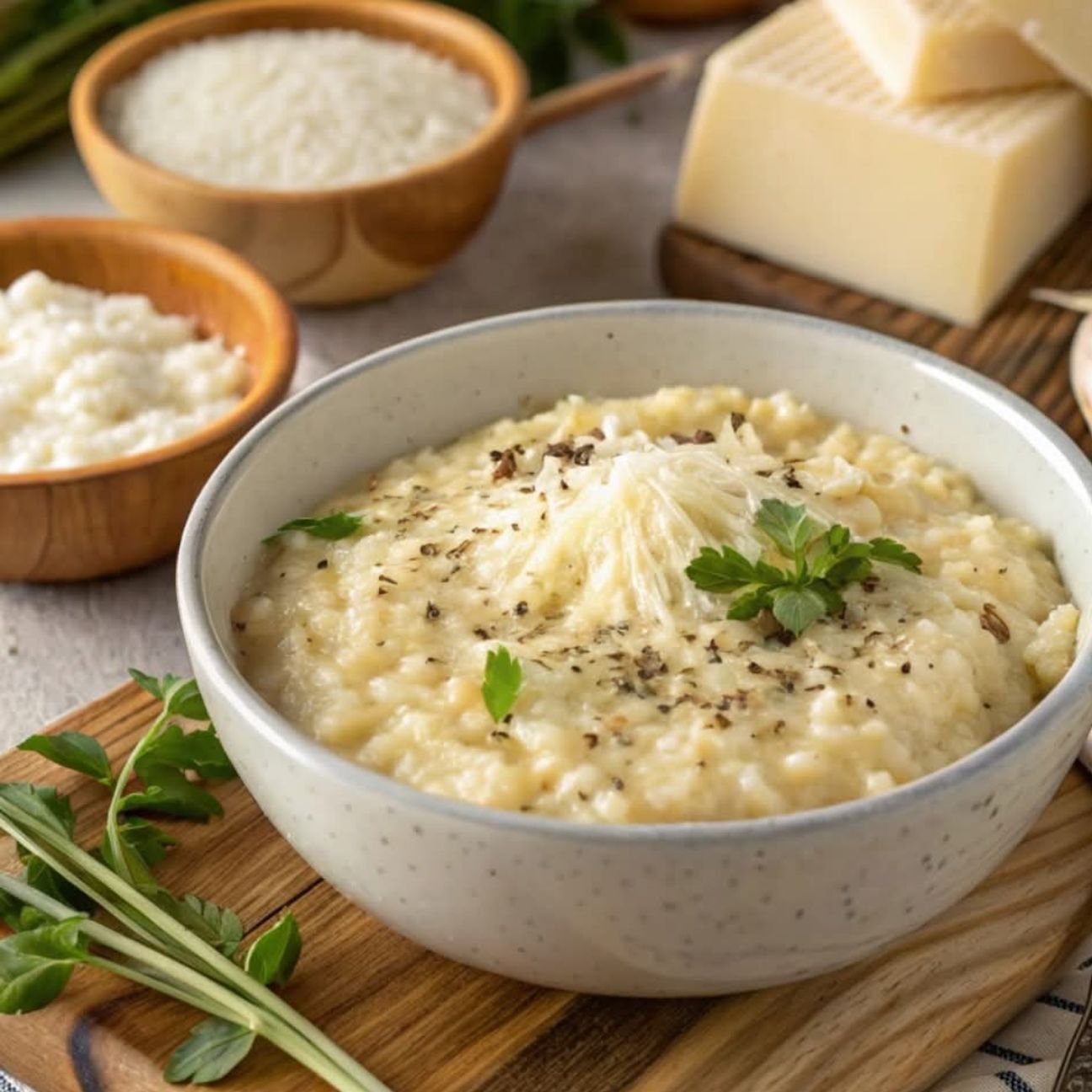 Risotto al burro e Parmigiano Reggiano