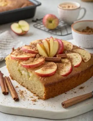 Ricetta Torta Pan di Spagna alle Mele e Cannella di lacucinasecondolabiffi