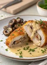 Ricetta Cordon Bleu di pollo ripieno ai funghi