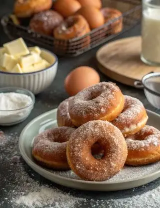 Ricetta Donuts Semplici al Forno di lacucinasecondolabiffi