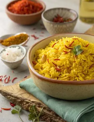 Ricetta Riso Basmati Speziato allo Zafferano di lacucinasecondolabiffi