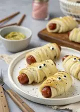 Ricetta Zombie di pasta sfoglia e wurstel