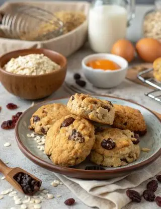 Ricetta Biscotti di avena con uvetta di lacucinasecondolabiffi