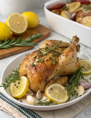 Ricetta Pollo allo Spiedo al Forno con Limone e Aromi di lacucinasecondolabiffi