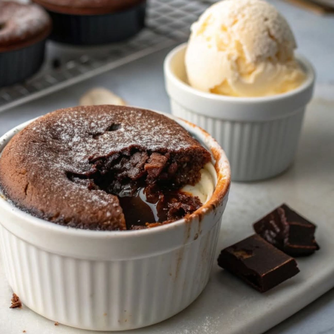 Tortino dal cuore morbido al cioccolato