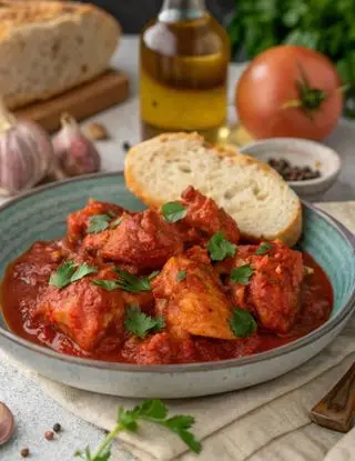 Ricetta Spezzatino di carne al sugo di pomodoro di lacucinasecondolabiffi