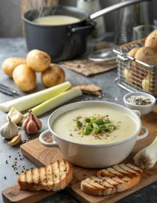 Ricetta Zuppa di Patate e Porri di lacucinasecondolabiffi