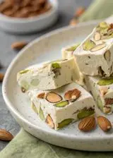 Ricetta Torrone al pistacchio e mandorle