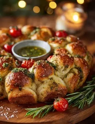 Ricetta Corona di Danubio al Profumo di Natale di lacucinasecondolabiffi