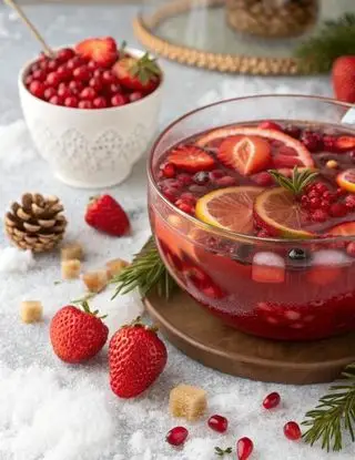 Ricetta Ponch di Natale ai Frutti Rossi e Rosmarino di lacucinasecondolabiffi