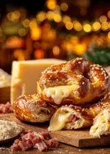Ricetta Bretzel Ripieni di Prosciutto Crudo e Fontina