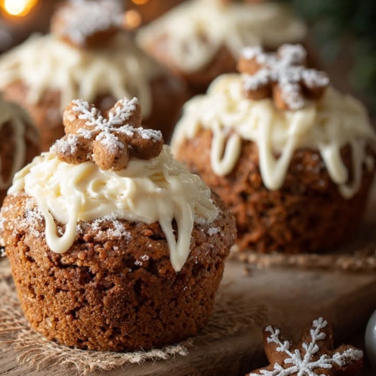 Muffin Biscoff con Crema al Cioccolato Bianco