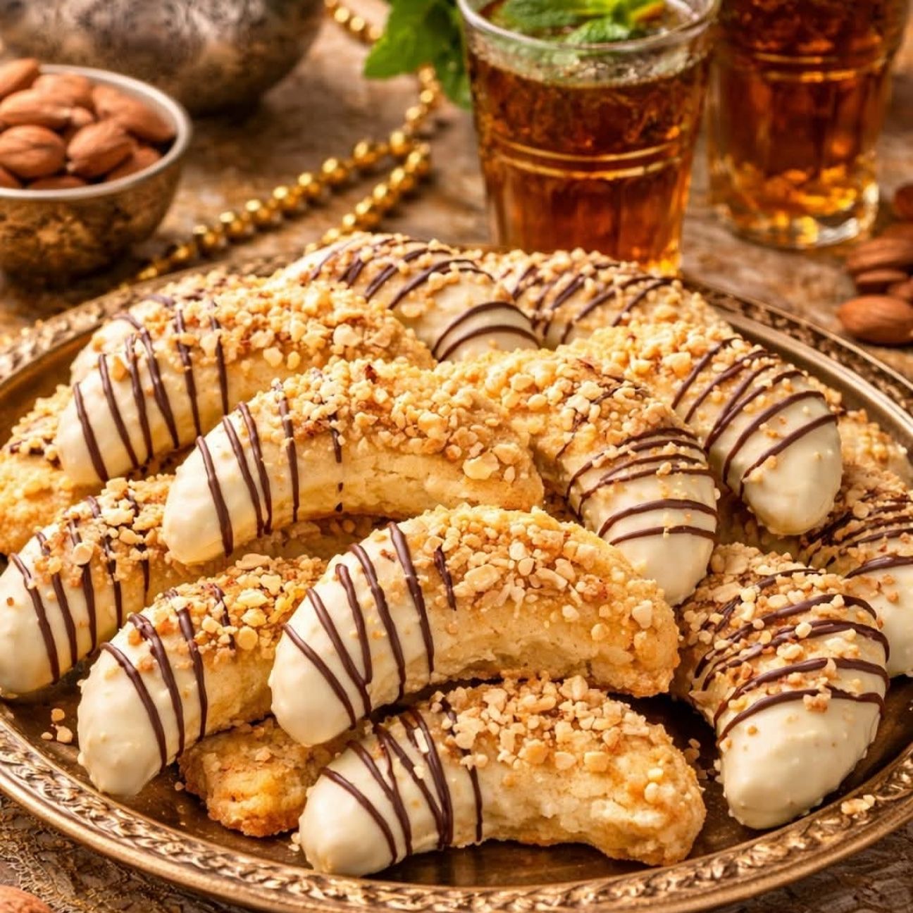 Croissant sablé alle mandorle