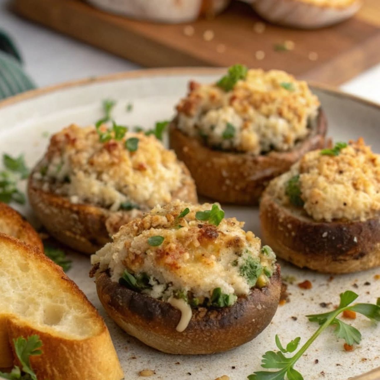 Funghi ripieni