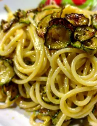 Ricetta Spaghettino cacio, tuorli e zucchine di maryg.internicola