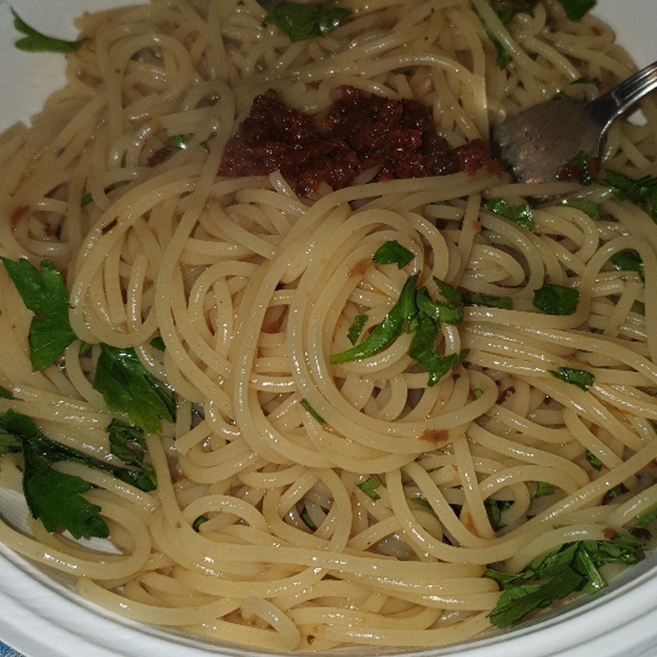 Spaghetti aglio,olio e peperoncino 2.0