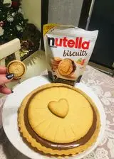 Ricetta Crostata nutella biscuits