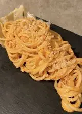 Ricetta Spaghetti con crema di peperoni e noci