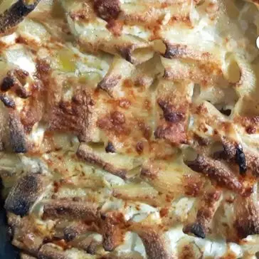Ricetta Pasta al forno con crema di zucchine e crema di funghi  di Ale.eru23