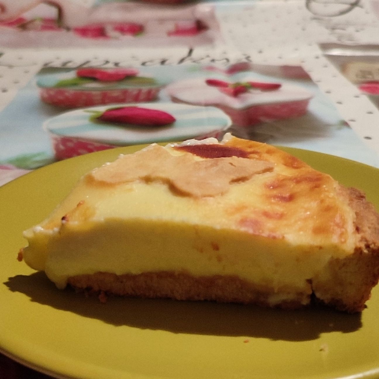 Crostata crema pasticcera e ricotta #pranzocoinonni