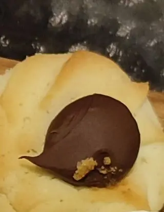 Ricetta Biscotti da the con un ciuffo di Nutella di Ale.eru23