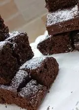 Ricetta Browinie al cioccolato e latte di mandorla