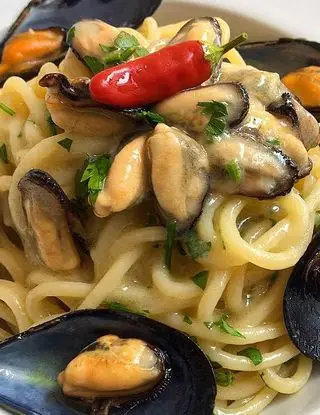 Ricetta Spaghetti con Cozze ubriache di ilpastaiomatto.pa