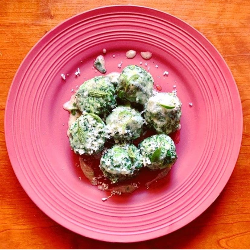 Gnudi burro e Salvia