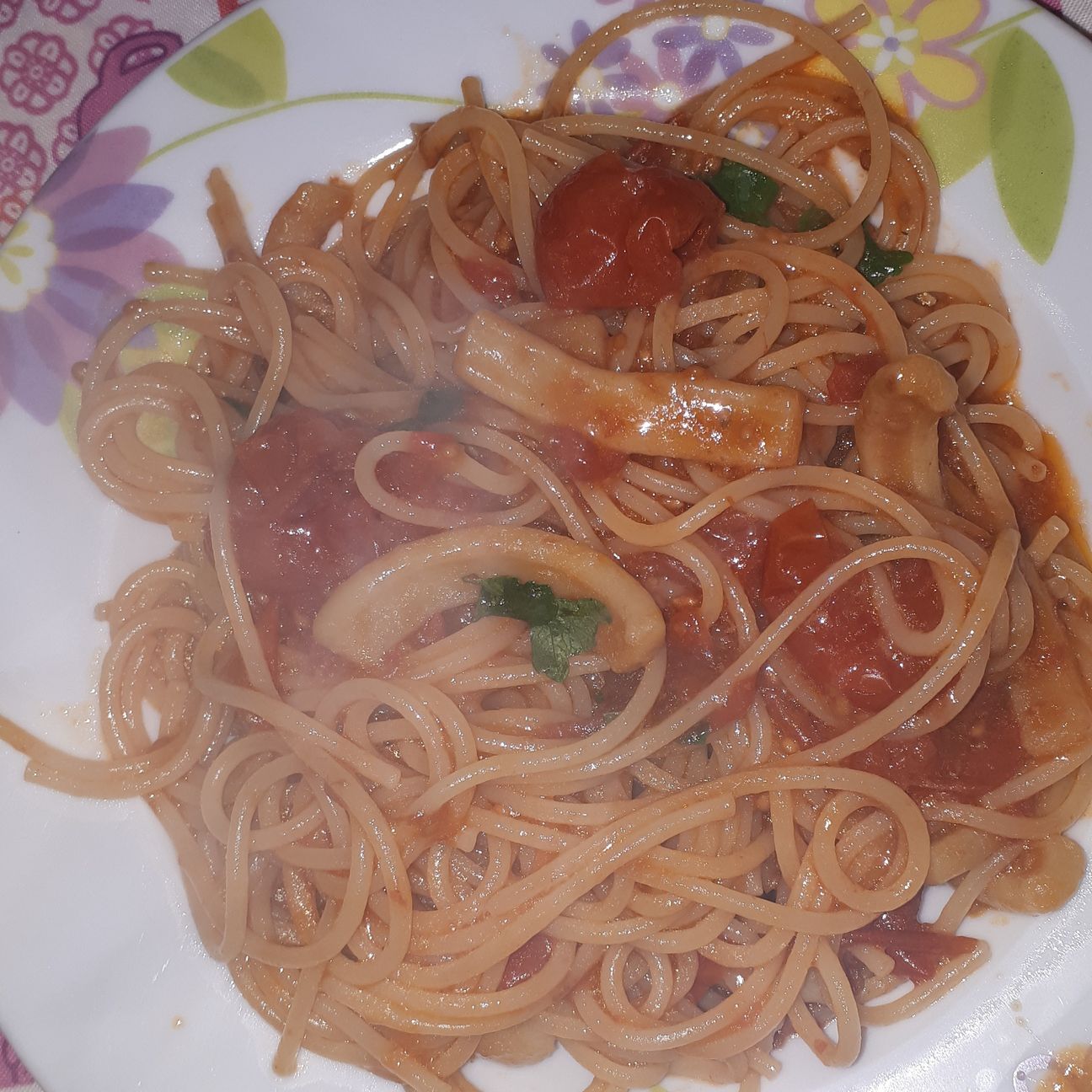 Spaghetti con le seppie