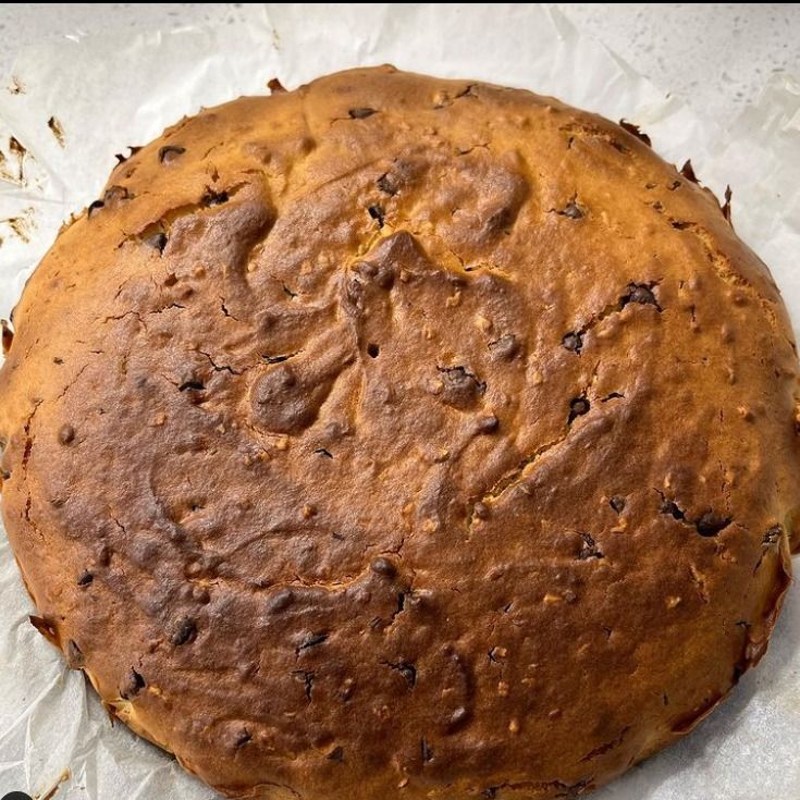Torta alle nocciole e gocce di cioccolato fondente