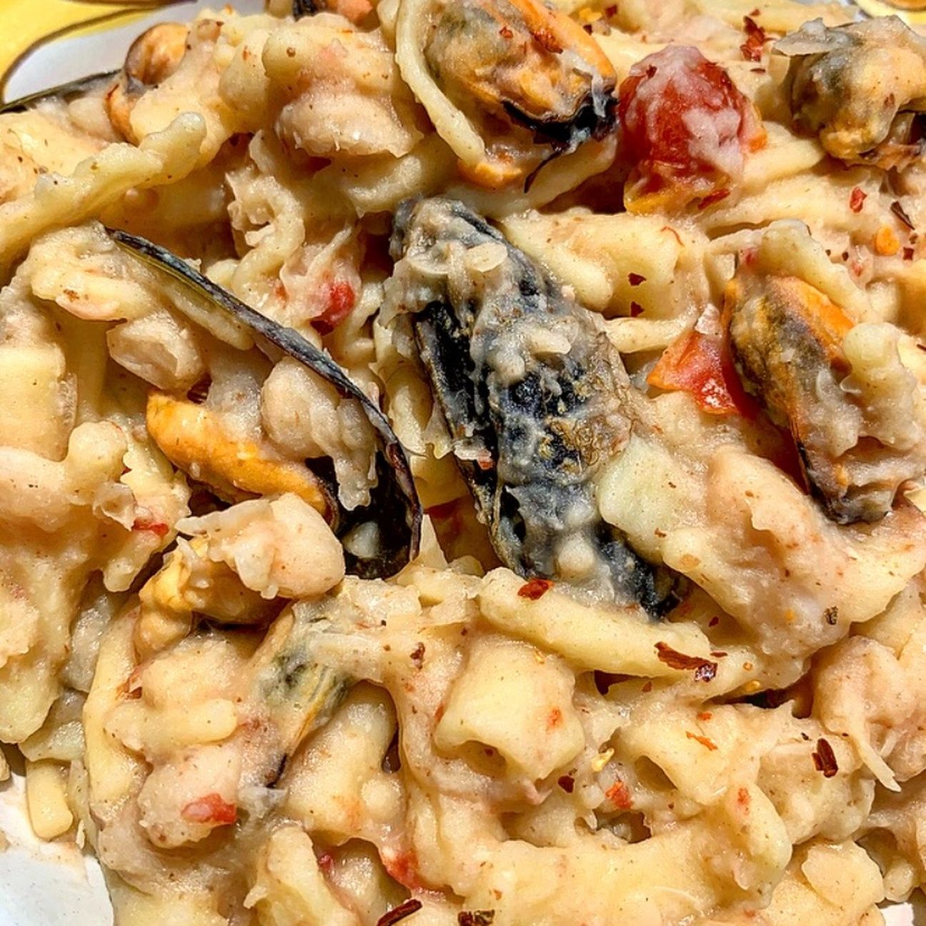 Pasta fagioli e cozze