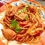 Ricetta Linguine con Moscardini e pomodorini