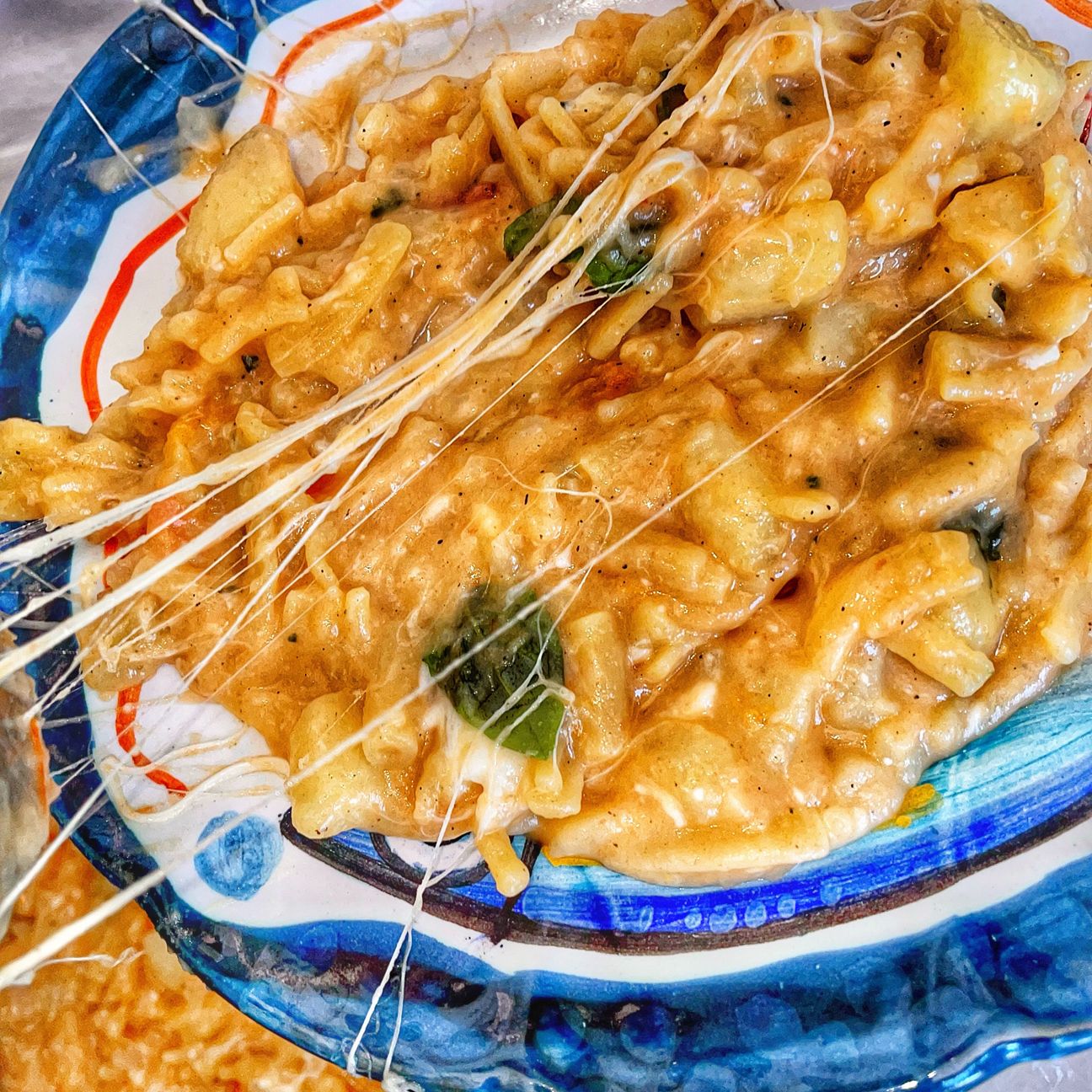 Pasta patate e provola