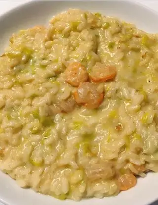 Ricetta Risotto leggero e cremoso porri e gamberetti di martinalasaluteincucina