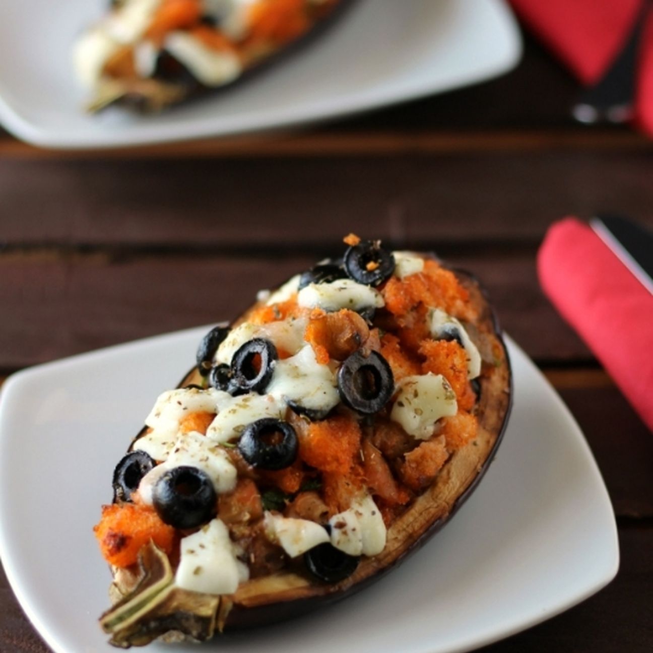 Melanzane ripiene vegetariane