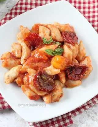 Ricetta Gnocchi di fagioli ai tre pomodori di MartinaOlivieri