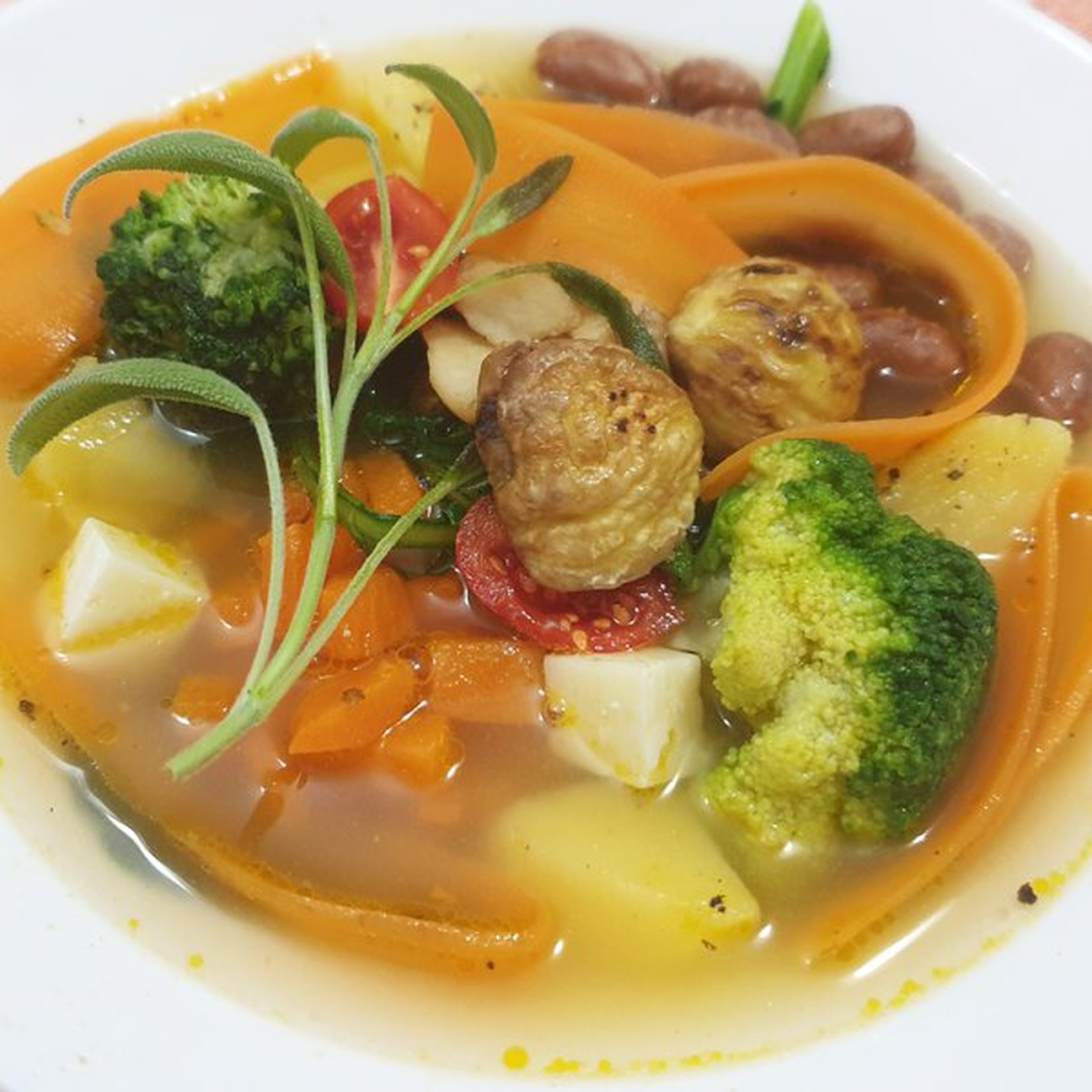 Minestrone colorato