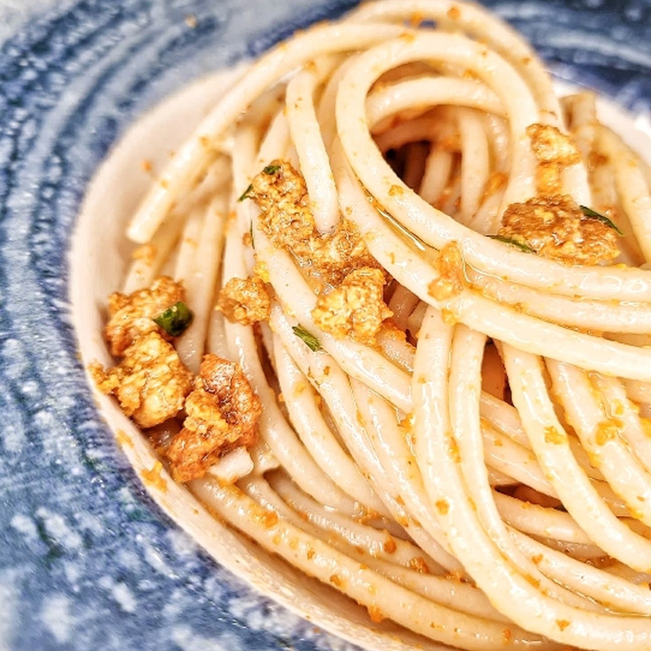 Spaghetti con polpa di riccio