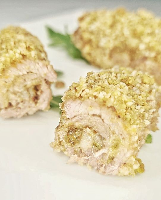Involtini di carne al pistacchio