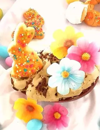 Ricetta Uovo ripieno di strati golosi e "cozzupe" pasquali di idadf1989