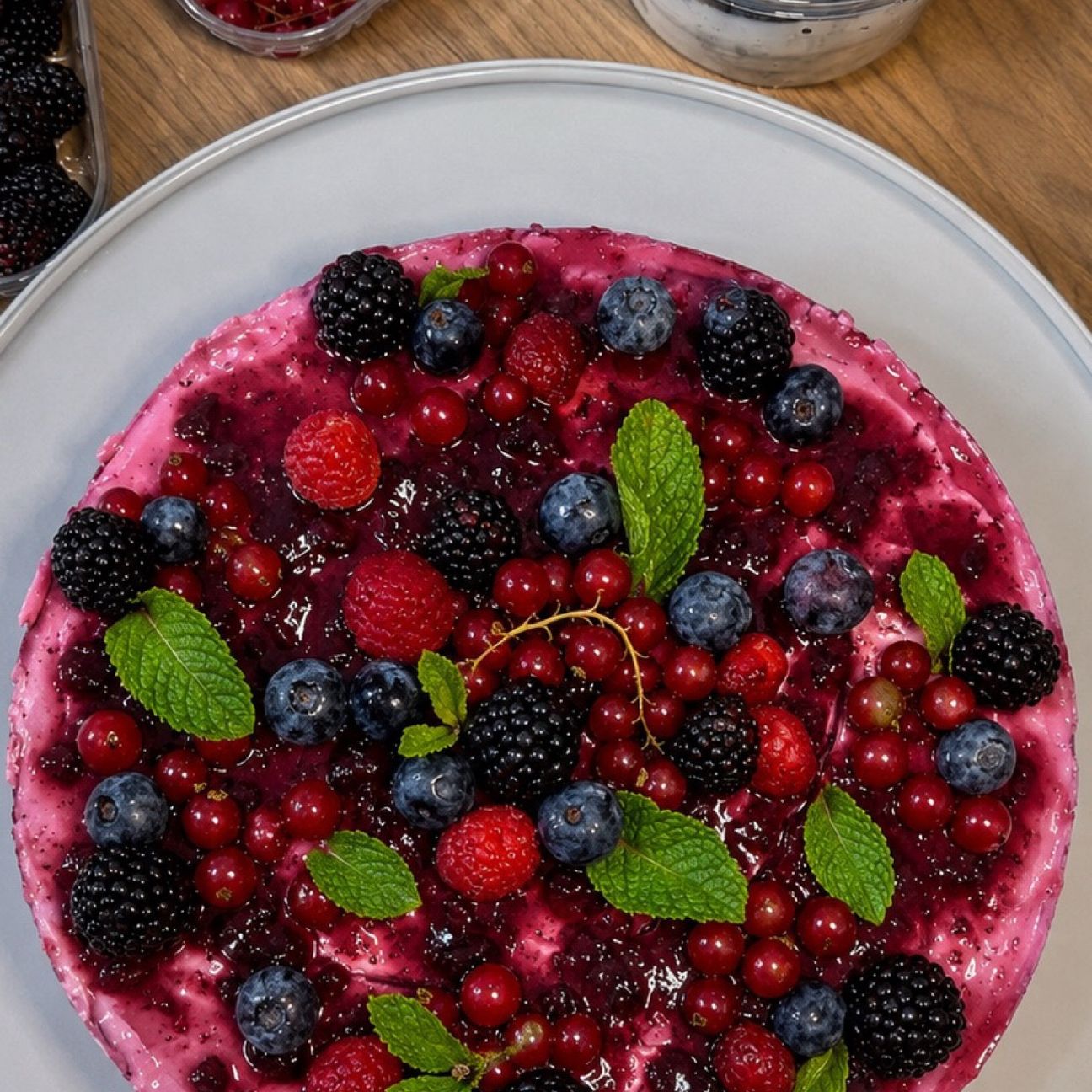 Cheescake ai frutti di bosco