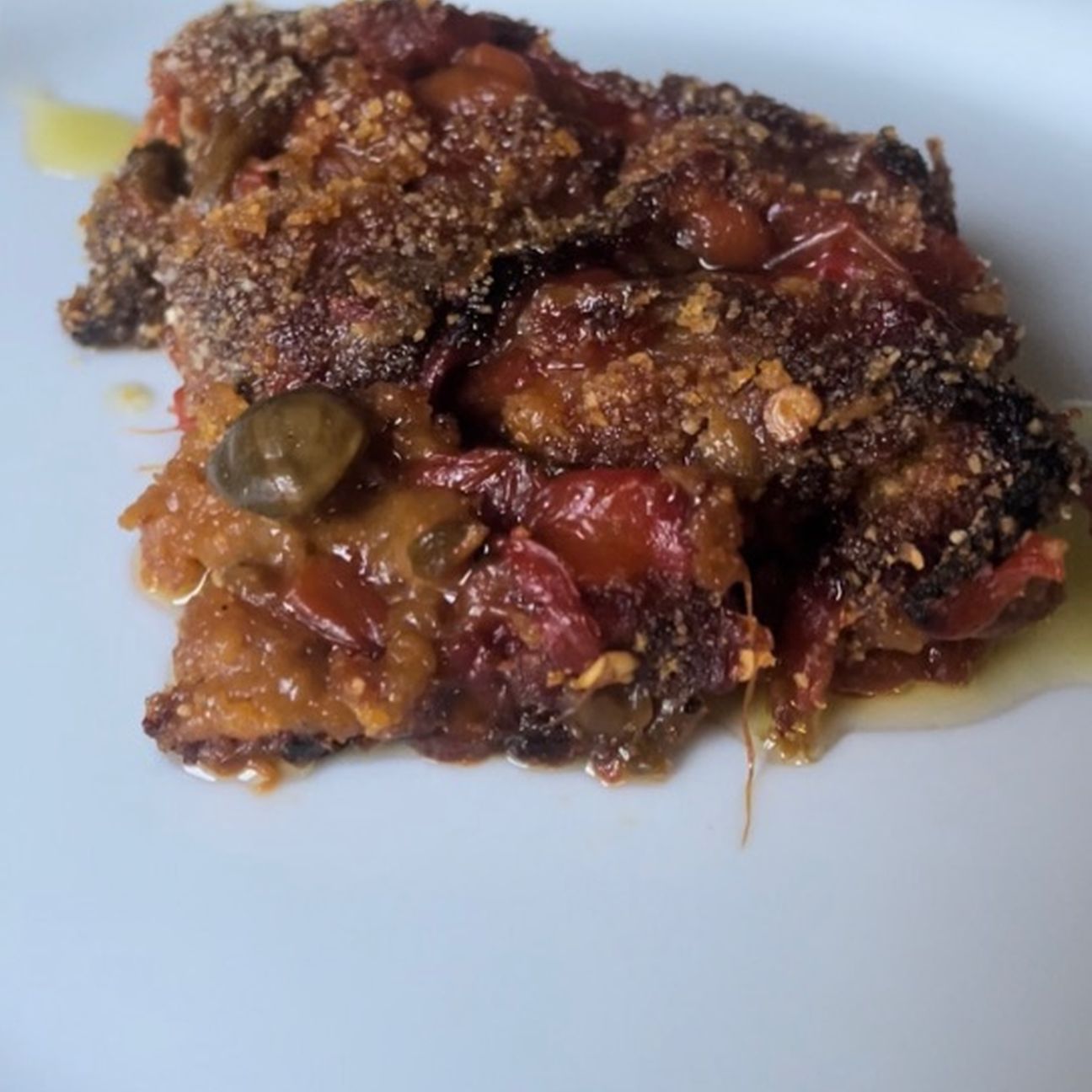 Peperoni gratin