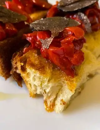 Ricetta Bruschetta pepaina e tartufo di a.spadea