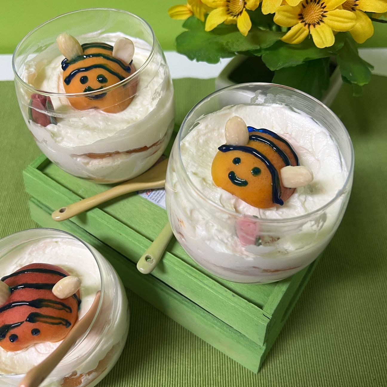 Tiramisù apicocca🐝🐝🐝🍑🍑🍑